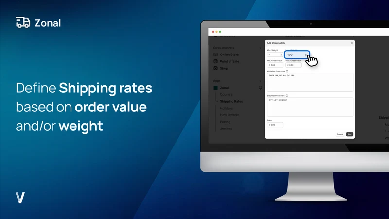 Zonal ‑ Shipping Rates & Rules