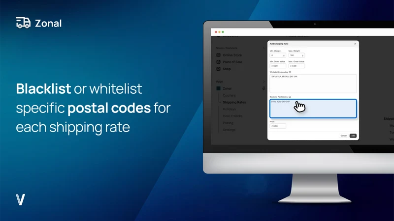 Zonal ‑ Shipping Rates & Rules