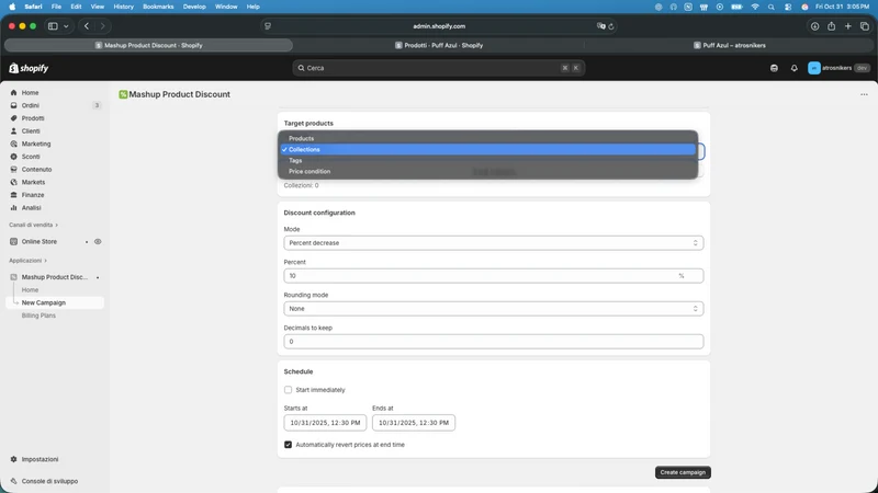 Mashup Product Discount