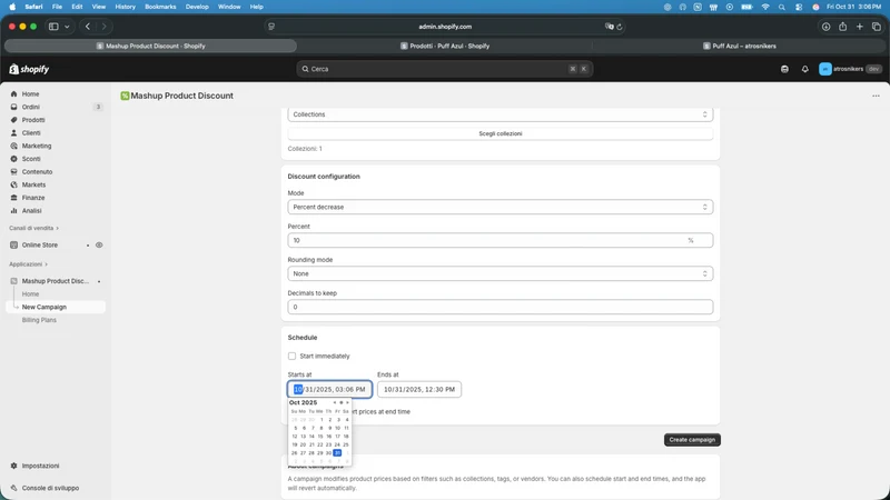 Mashup Product Discount
