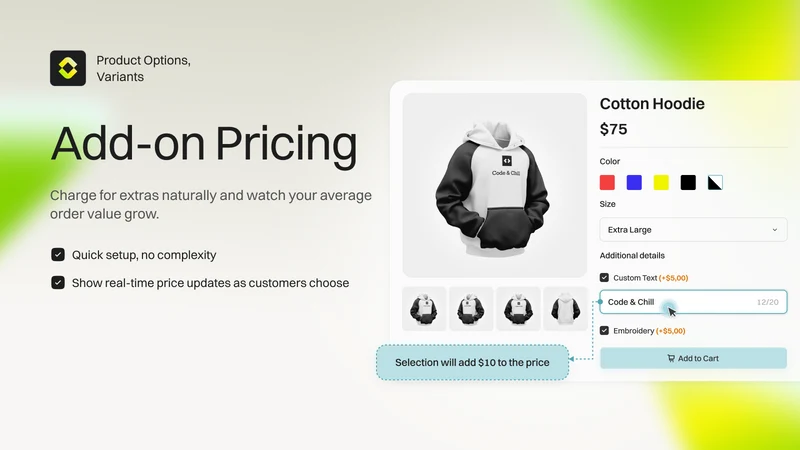 Key Product Options, Variants