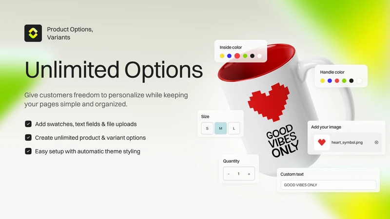 Key Product Options, Variants