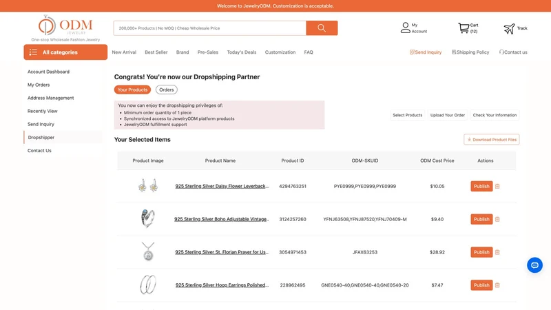 JewelryODM Dropshipping