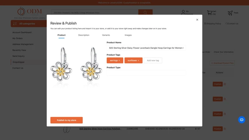 JewelryODM Dropshipping