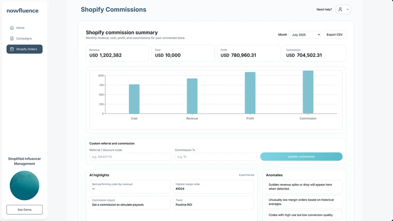 nowfluence Analytics