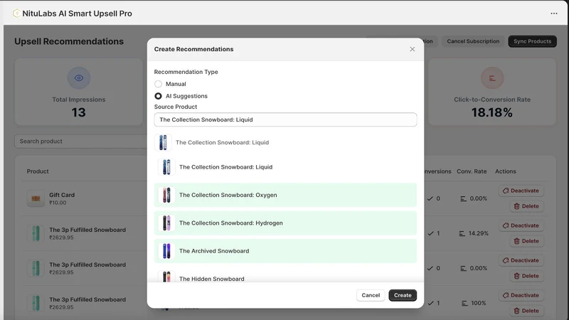 NituLabs AI Smart Upsell Pro