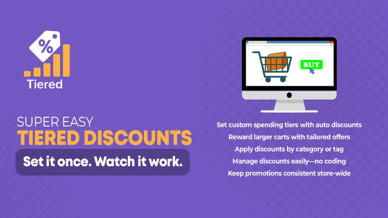 Tierly ‑ Tiered Discount