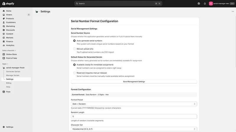 H and Co Serial Manager