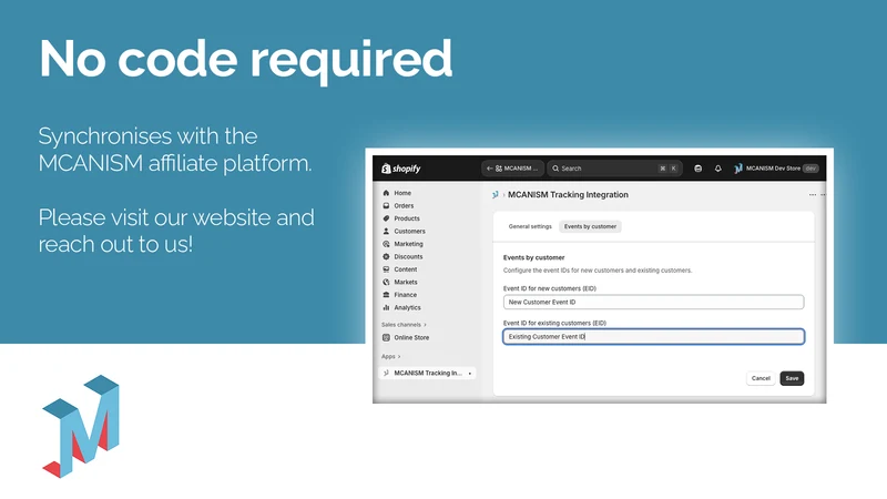 MCANISM Tracking Integration