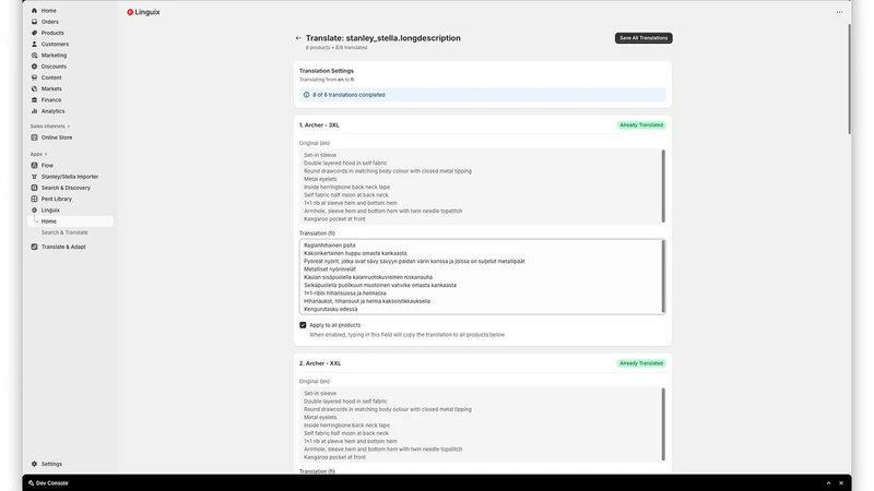 Linguix ‑ Search & Translate