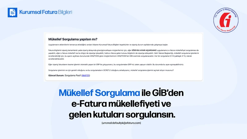 Kurumsal Fatura Bilgileri
