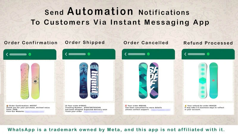 Knlii WhatsApp Order Confirm