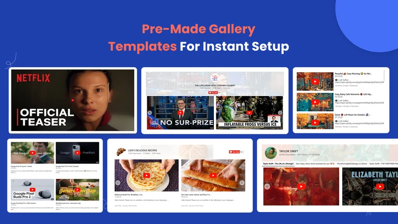 GA: YouTube Gallery