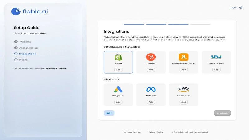 Flable AI ‑ CMO for marketing