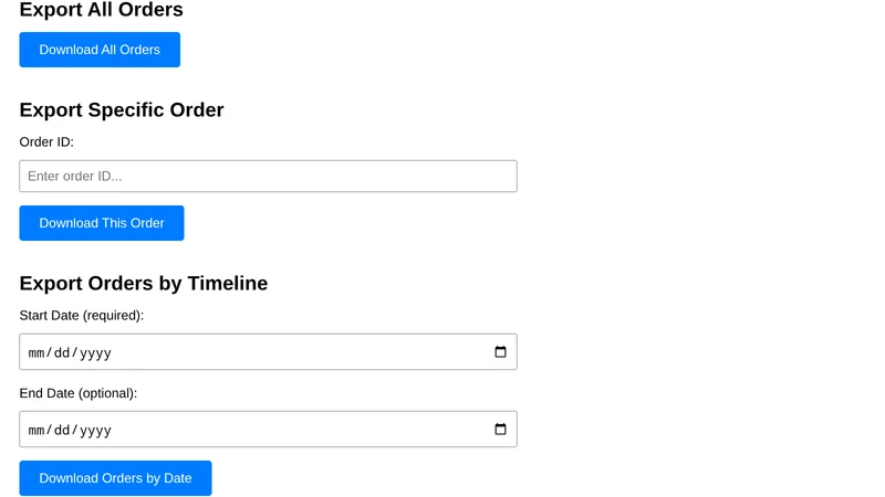 Order Editor