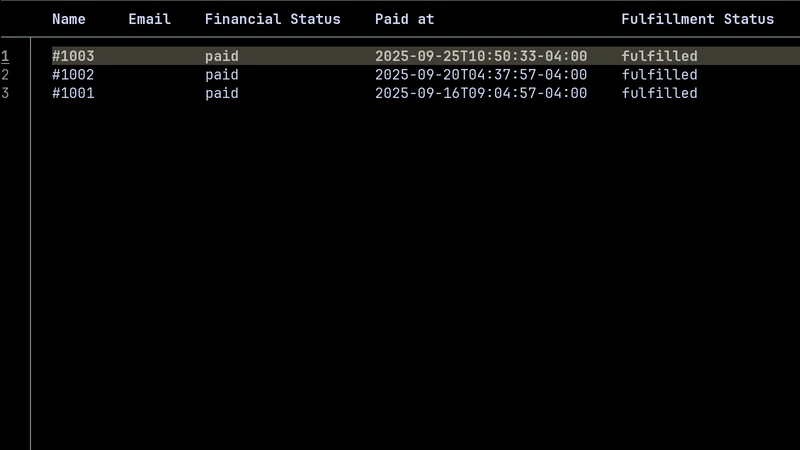 Order Editor