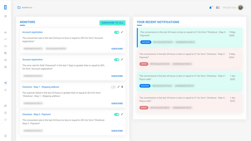 Exatom Checkout Analytics