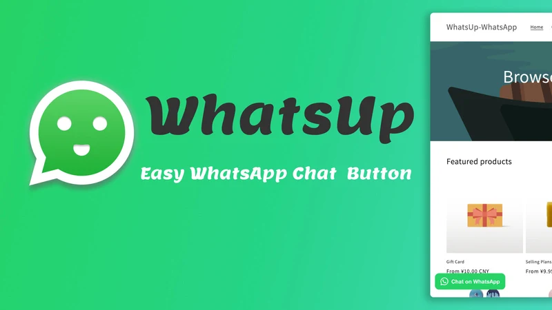 Whats Up: Customer Chat Button