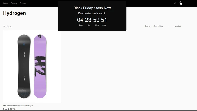 Countdown Timer Bar