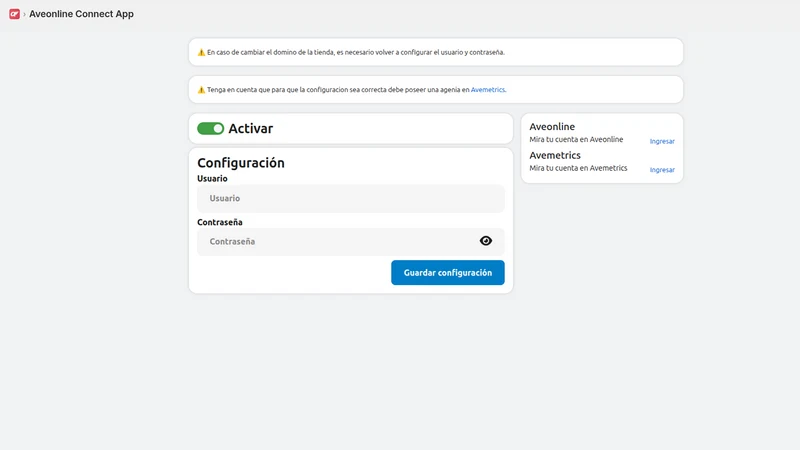 Aveonline Connect