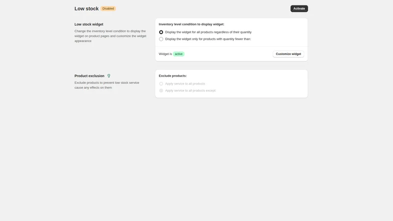 Alert'em: Customer alerts