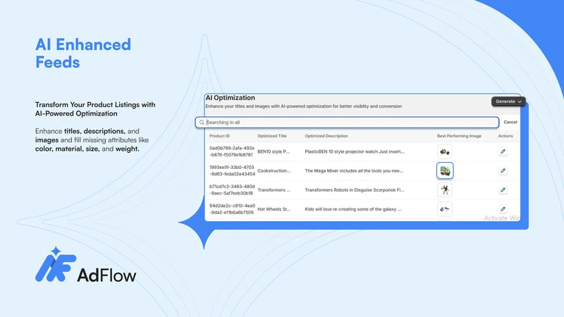 AdFlow Google Shopping Feed