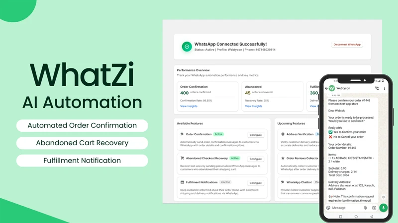 WhatZi: WhatsApp AI Automation