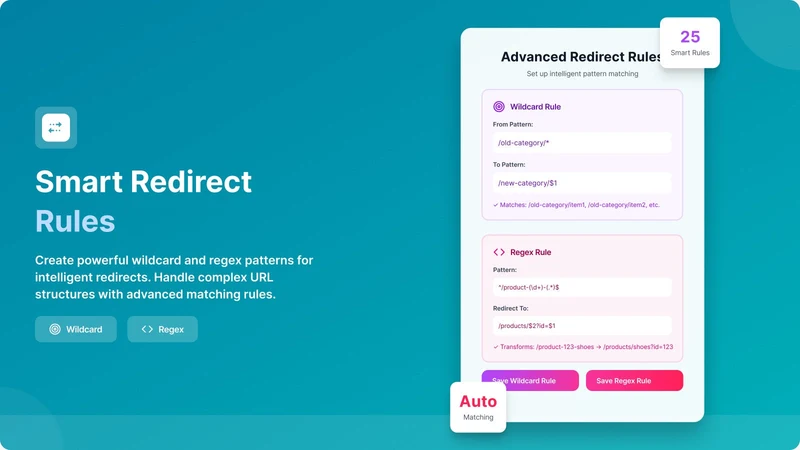 Vennzo Redirect: 301 & Fix 404