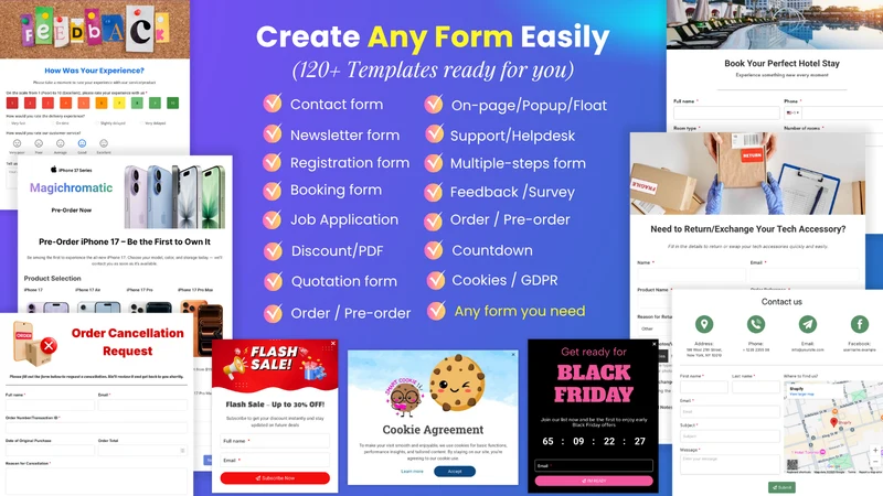 UpForm Contact Form & Popup