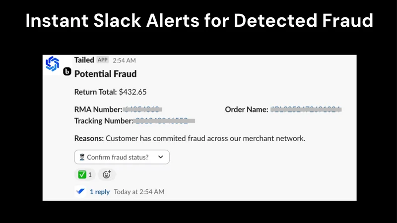 Tailed AI Fraud Prevention