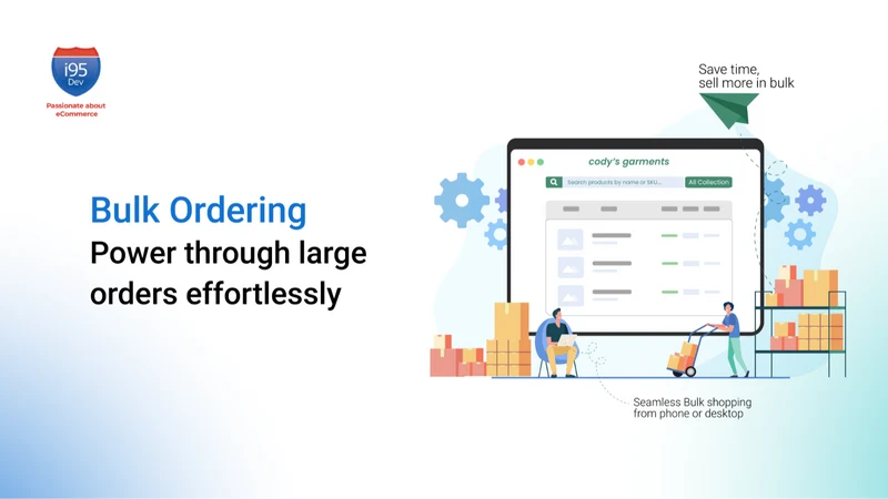 i95Dev B2B Portal: Quick Order