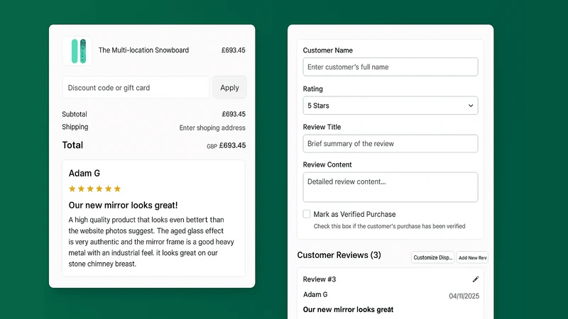 Checkout Review ‑ Conversion