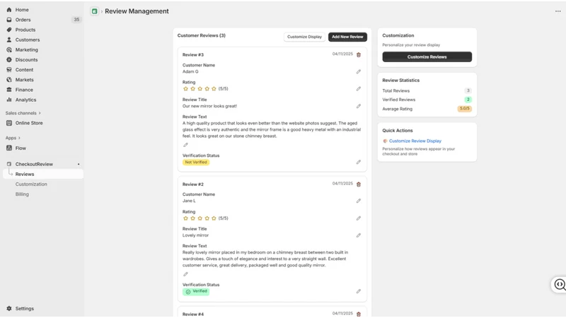 Checkout Review ‑ Conversion