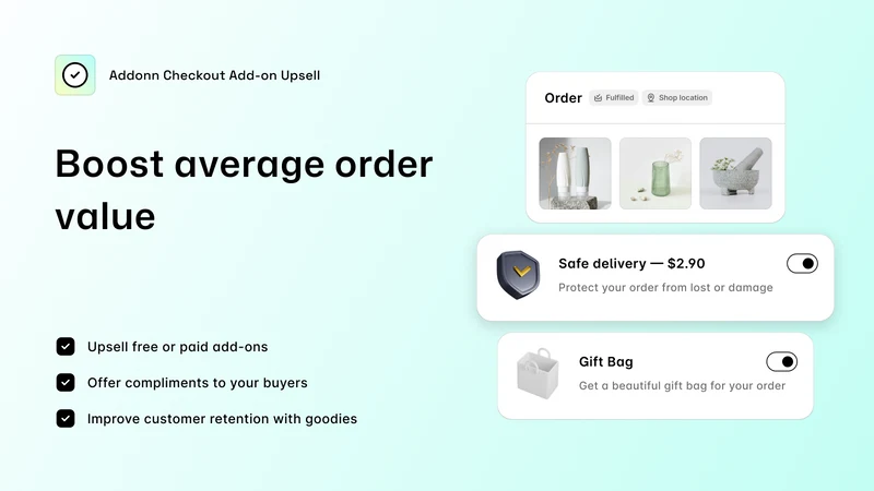 Checkout Upsell — Addonn