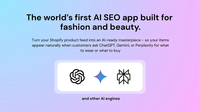 Veristyle AI SEO for Fashion