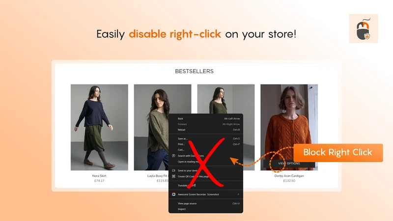 Disable Right Click ‑ MT