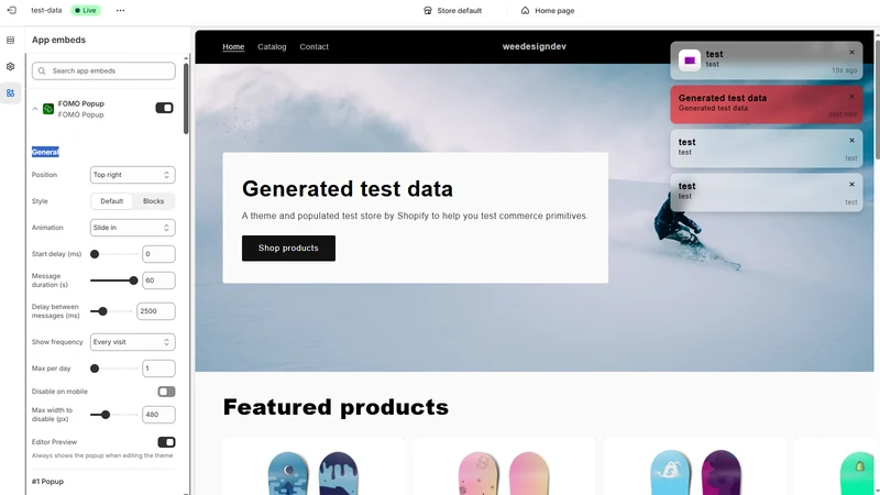weedit FOMO Pop‑Ups