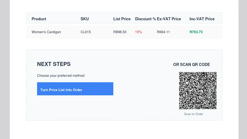 Estollo’s Price List Generator
