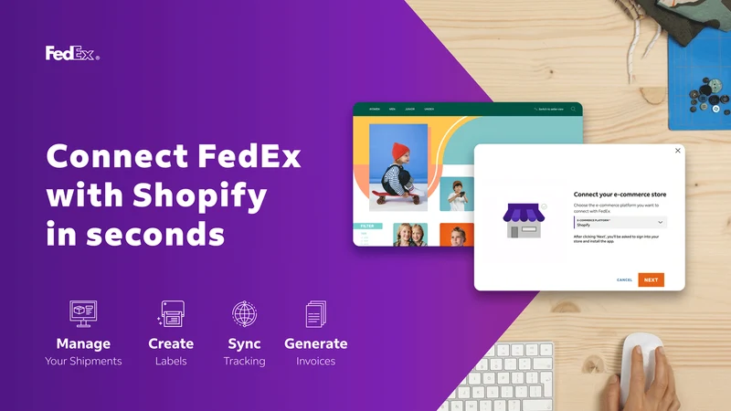 FedEx ‑ Create shipping labels