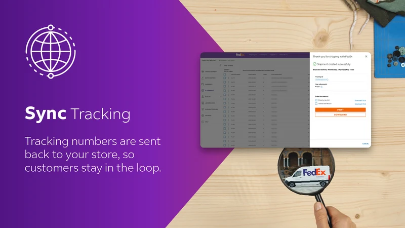FedEx ‑ Create shipping labels