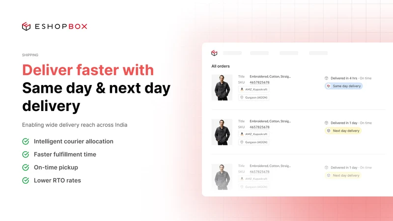 Eshopbox Shipping