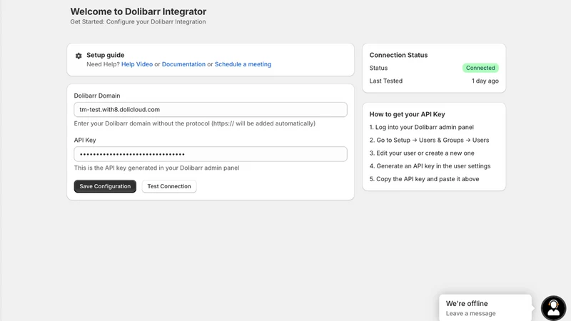 Dolibarr Integration