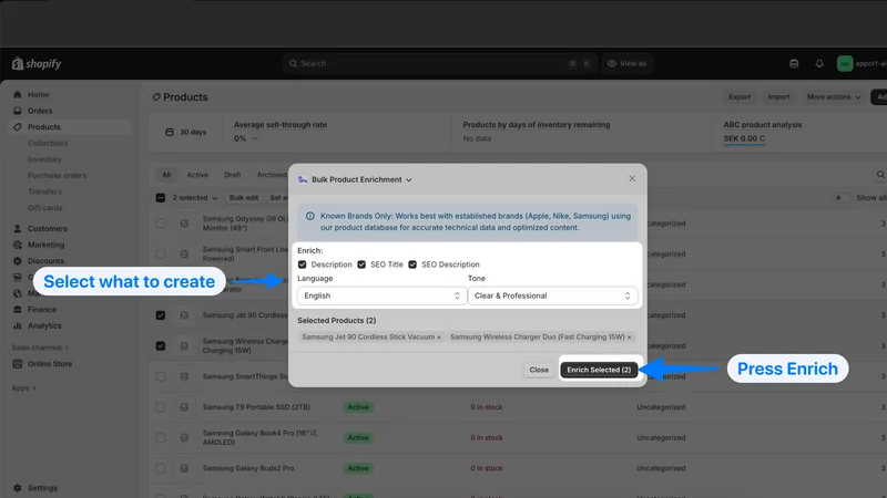 Apport AI Auto Enrichment