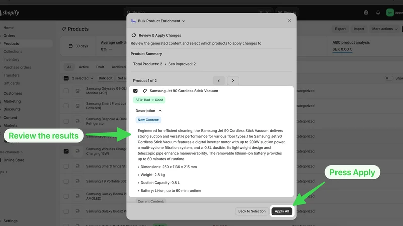 Apport AI Auto Enrichment