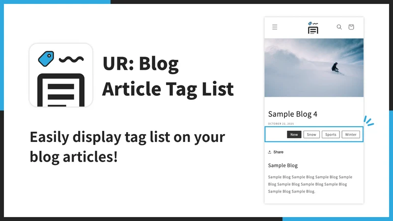 UR: Blog Article Tag List