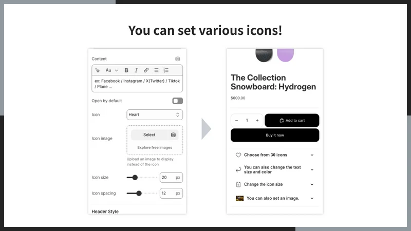 UR: Product Description Tab