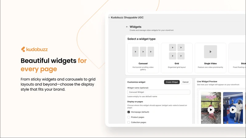 Kudobuzz : Shoppable UGC