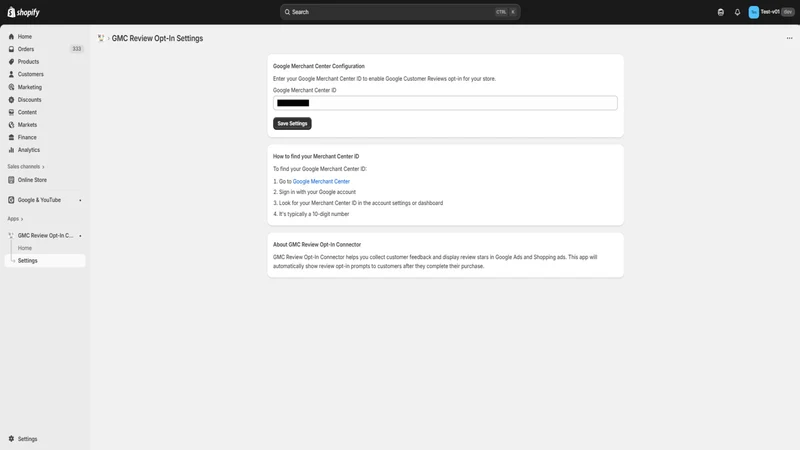 GMC Review Opt‑In Connector
