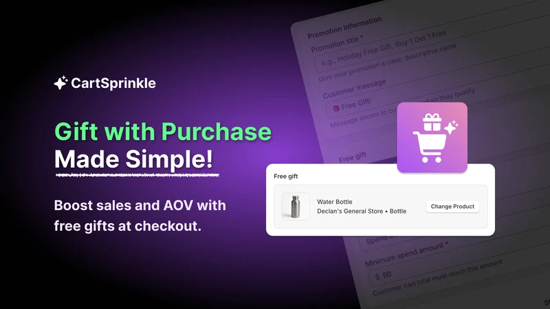 CartSprinkle Free Gift