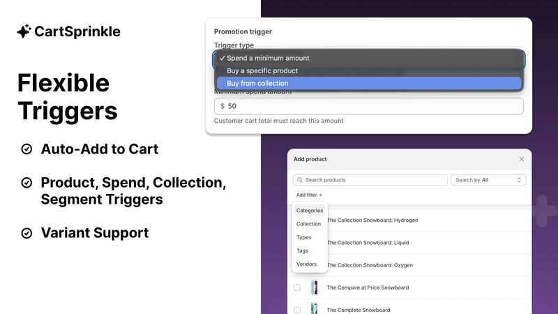 CartSprinkle Free Gift